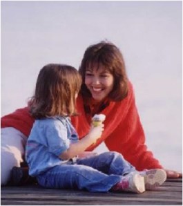 mom and ice cream