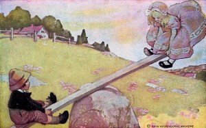 Seesaw, margery daw Seesaw, Margery Daw, Jenny shall have a new master.