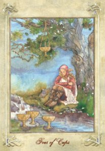 Llewellyn tarot 4 of cups